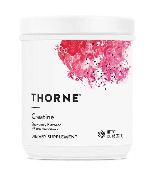 Creatine, Strawberry [Thorne] 372g