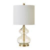Glass & Gold Lamp