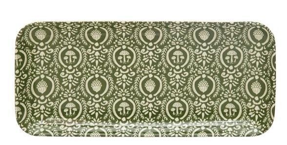 Green Stoneware Plate