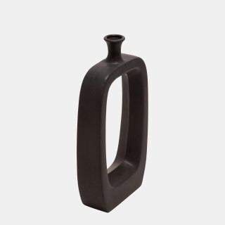 Black Vase Tall Cutout