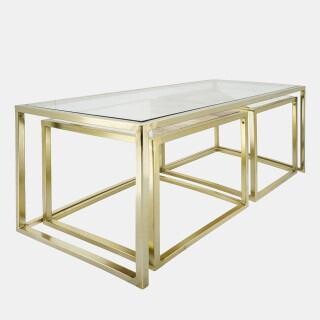 Gold Nesting Coffee Table