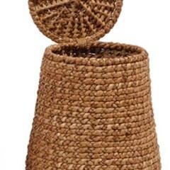 Woven Basket with Lid-small