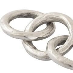 Circle Silver Table Decor