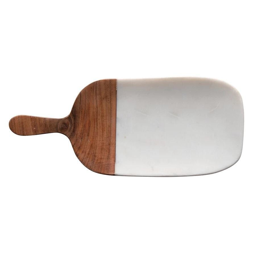 Marble Board w/ Wood Handle