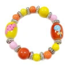 Lollipop Candy Beaded Bracelet orange