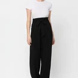 Cali-Belted Black Pants