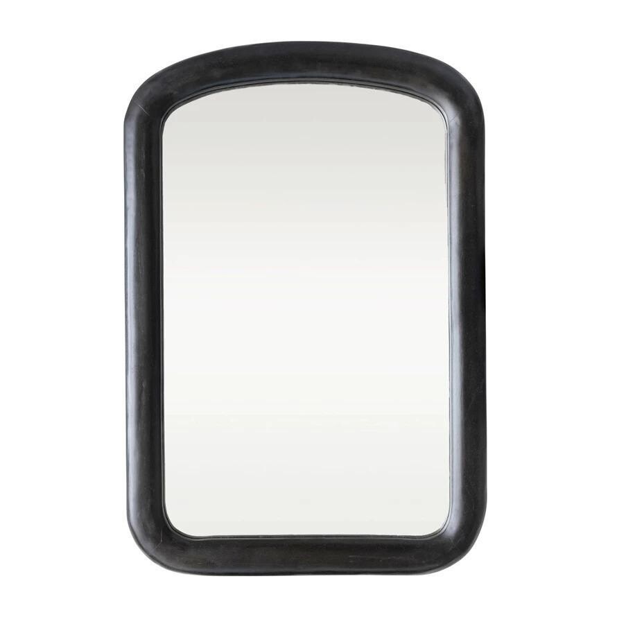 Mango Wood Black Mirror