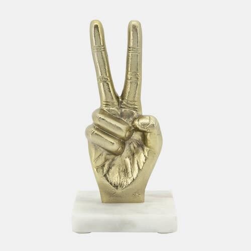 9" Metal Peace Sign
