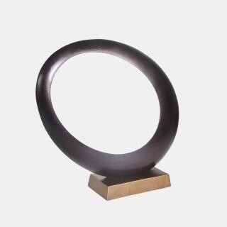 Oval Aluminum Brass