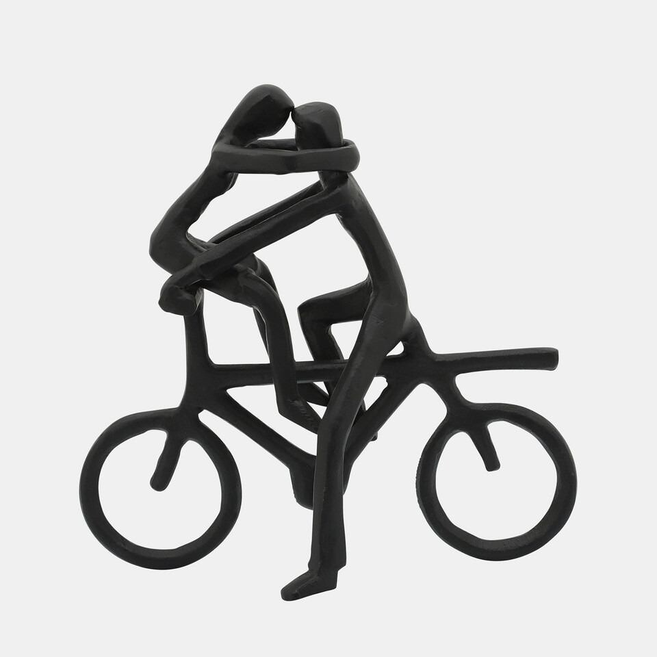 Metal Couple w/Bike