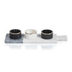 Two-Tone Condiment Set