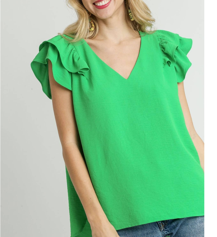 Flutter Sleeve Blouse