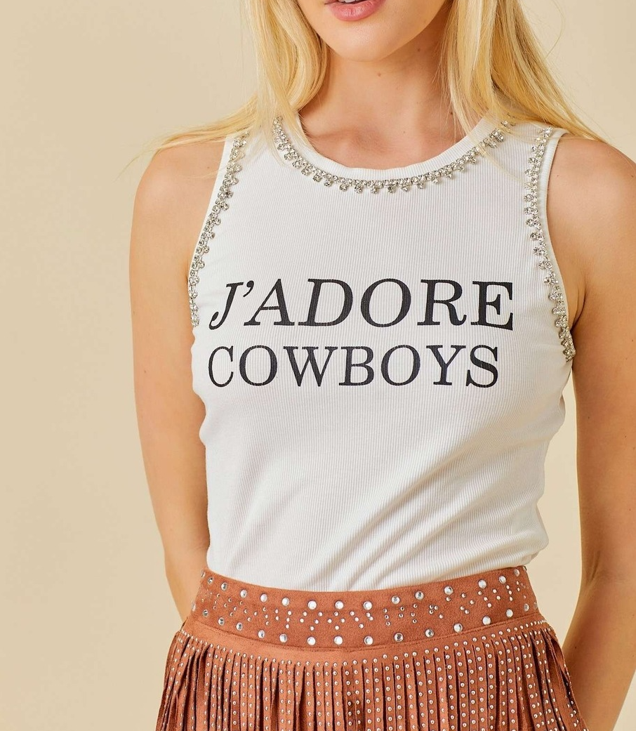 Rhinestone Cowboys Tank Top