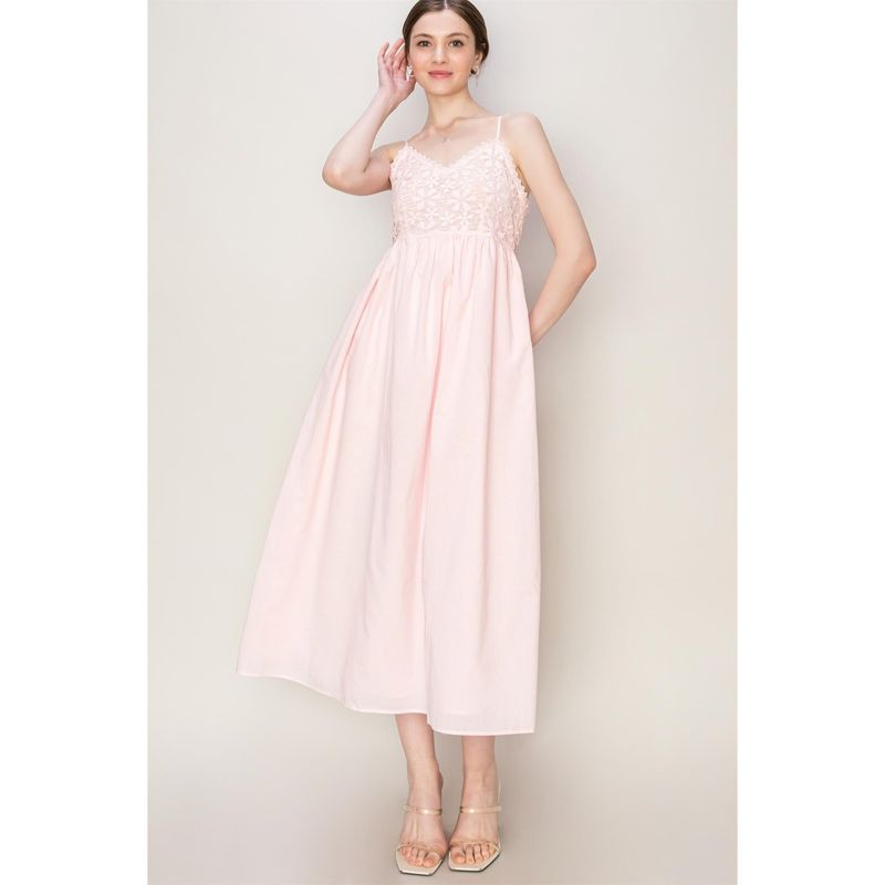 Voile Camisole Midi Dress