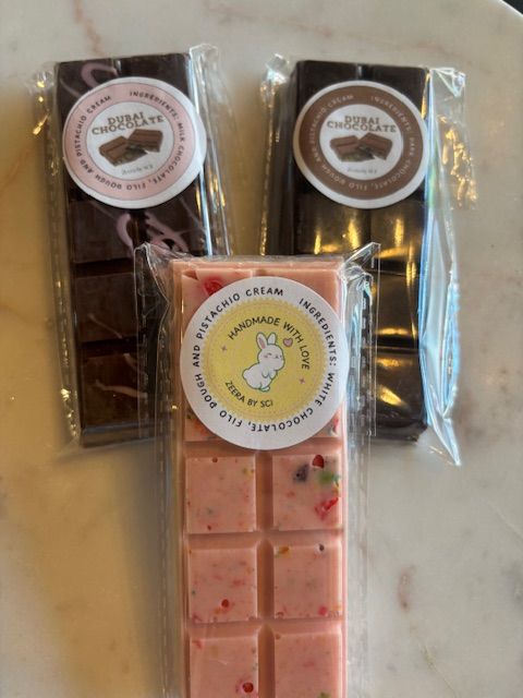 Dubai Pistachio Chocolate Bars