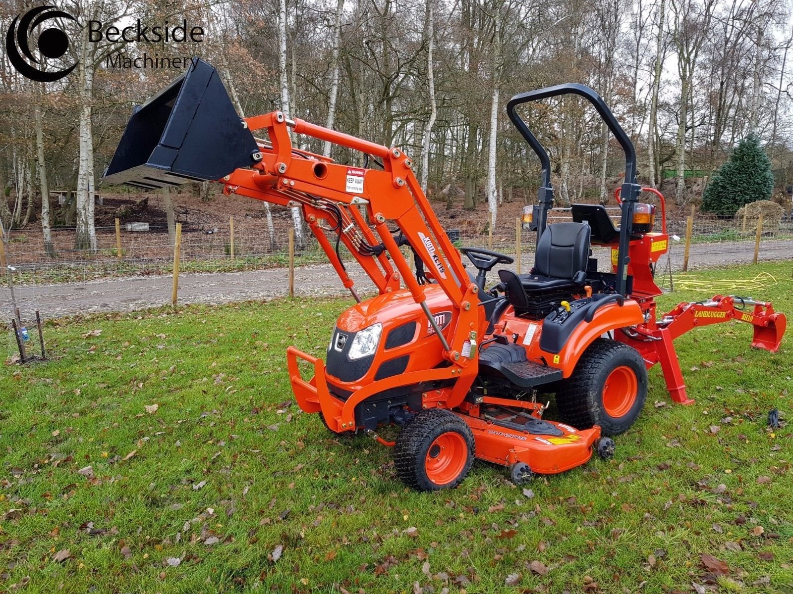 Kioti Compact Tractor CS2610 HST Front Loader Mid Deck