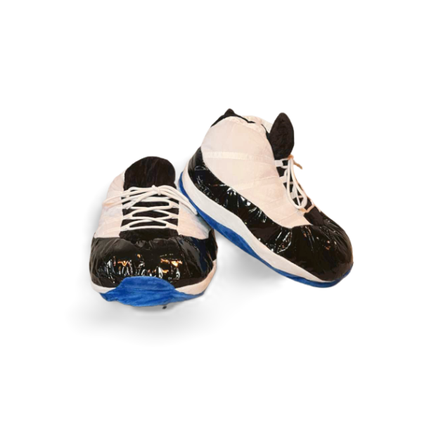 AJ11 White “Flight” Sneaker Slippers - Adult Size