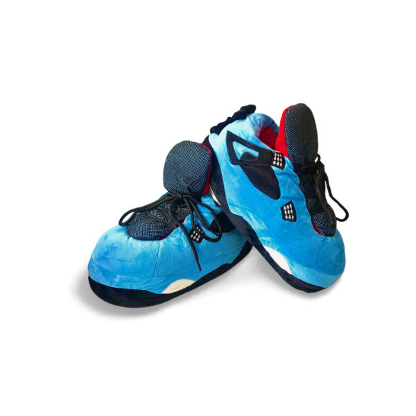 Y-AJ4 Blue “Varsity” Sneaker Slippers - Junior Size