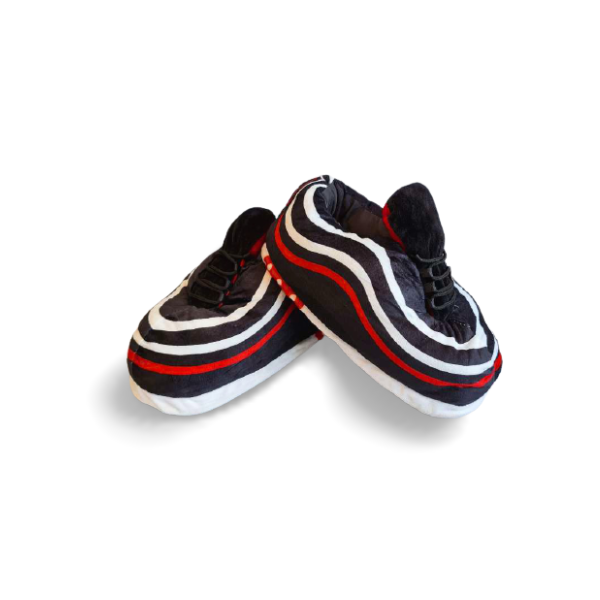 SA97 Black &quot;Dark Night&quot; Sneaker Slippers - Adult Size