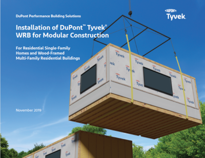 43-D100603 Installation of DuPont™ Tyvek® WRB for Modular Construction (P)