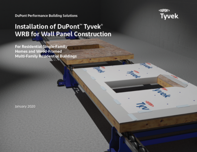 43-D100642 Installation of DuPont™ Tyvek® WRB for Panelized Construction (P)
