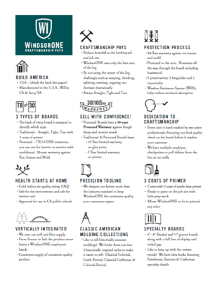 WindsorONE Technical Brochure #LBM