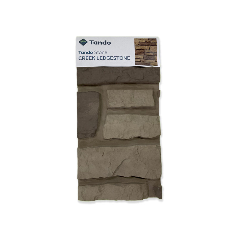 TandoStone Sample - Creek Ledgestone - Rocky Mountain Clay