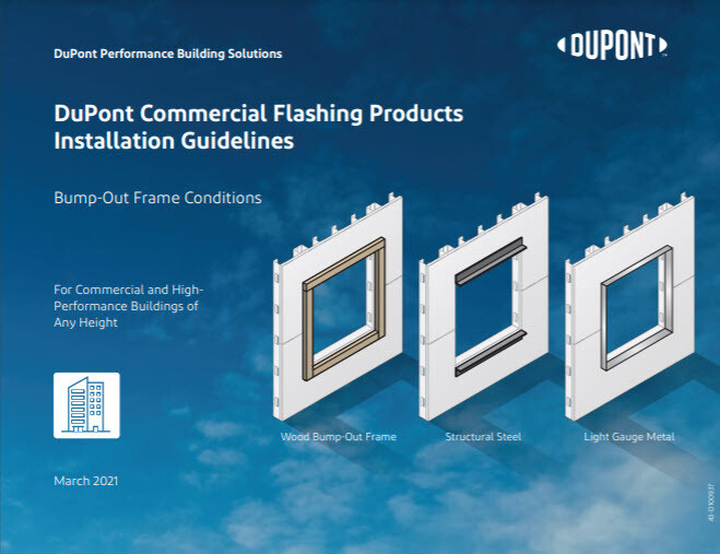 43-D100937 DuPont Tyvek Install Guide: Bump-Out Frame Conditions Commercial (PDF ONLY)