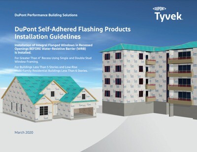 43-D100692 DuPont Tyvek Window Installation Guidelines: Greater Than 4 Inch Recess Before WRB (P)