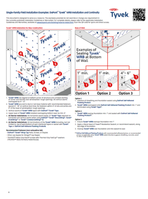 43-D100855 DuPont Tyvek Building Envelope Systems - Residential Installation Examples (P)