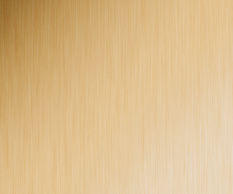 Chemetal Sample - 704 Brushed Light Brass Aluminum