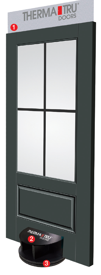 Therma-Tru 6'8" Revolver Slab Display (109)