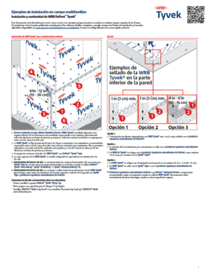 43-D101054 DuPont Tyvek Building Envelope Systems - Multi-Family Installation Examples (Spanish Version)