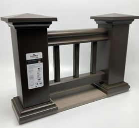TimberTech RadianceRail Matte Espresso Counter Display