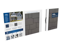 AZEK Exteriors Shingle Wallboard - Staggered edge profile