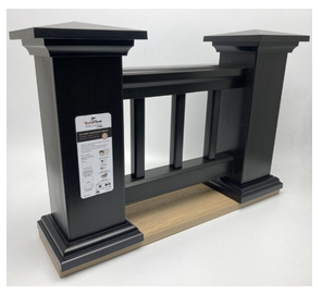 TimberTech Premier Rail Matte Black Counter Display