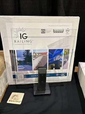 IG Rail 12"x12" Lighted Countertop Display - Matte Black (SIGNED PROGRAM REQUIRED)