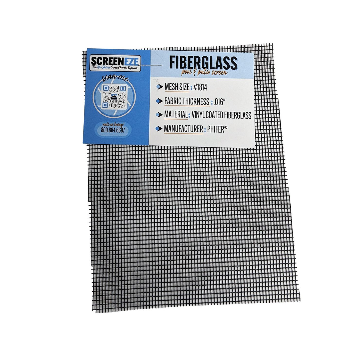 SCREENEZE Screen Sample - Fiberglass