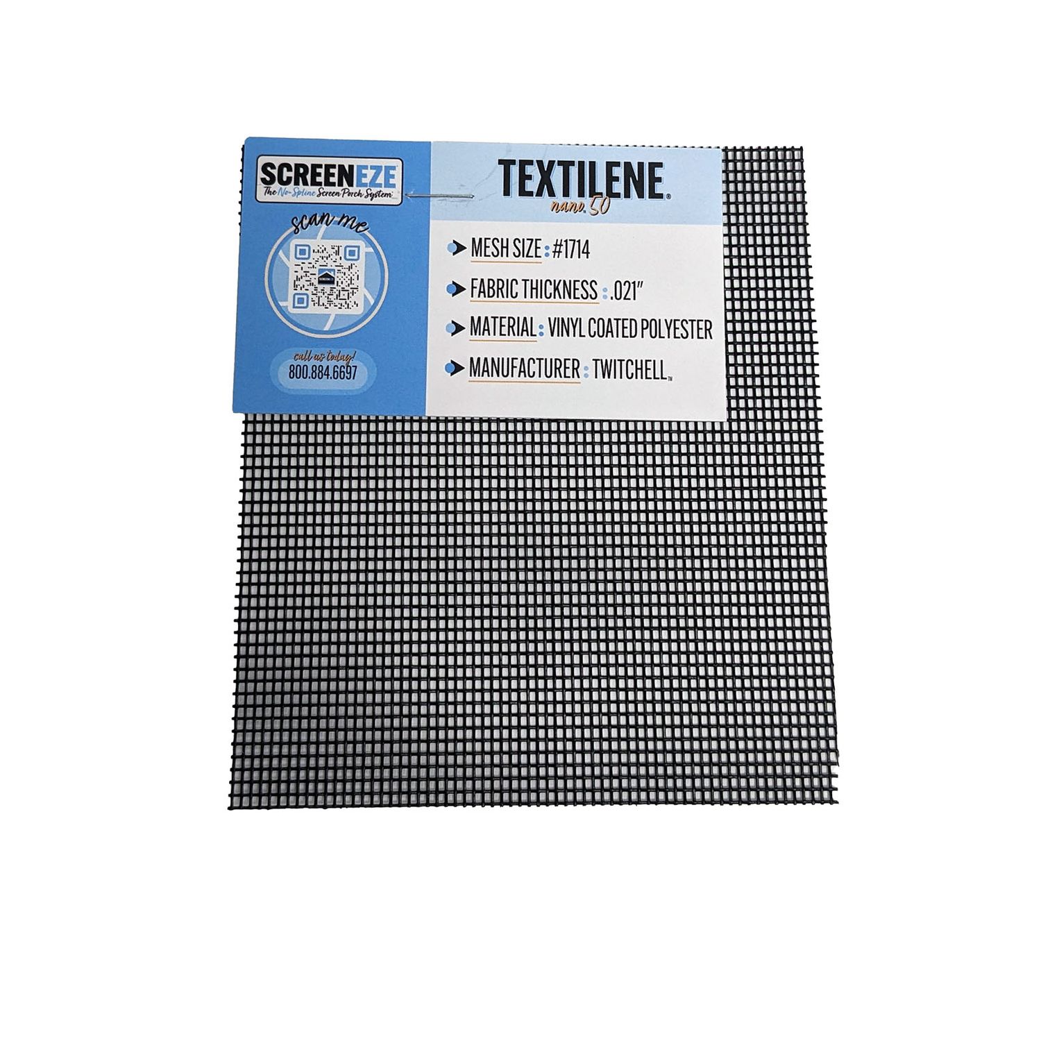 SCREENEZE Screen Sample - Textilene Nano 50