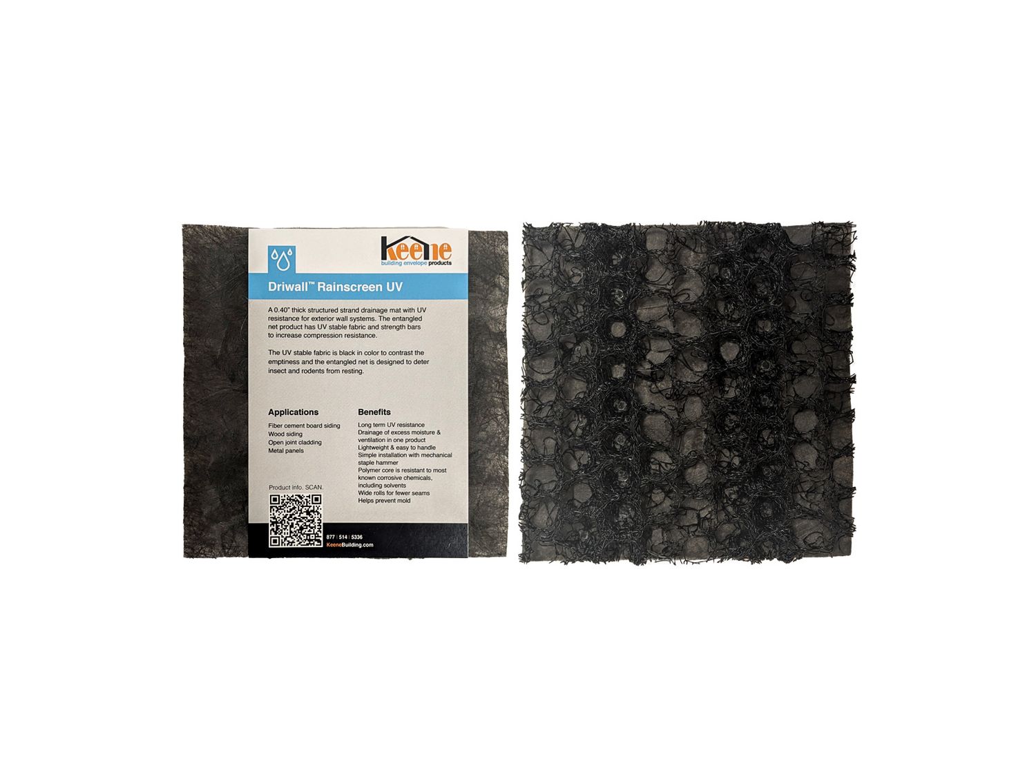 Keene Driwall Rainscreen UV Sample (TM's)