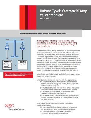 K14236 DuPont Tyvek CommercialWrap vs. Vaporshield Tech Talk (P)