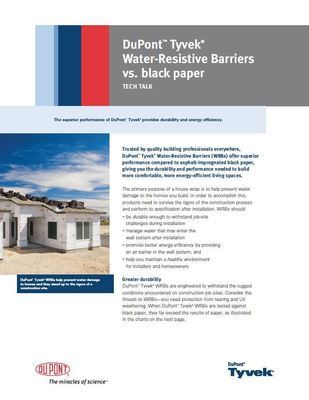 K16789 DuPont Tyvek Tech Talk: WRB vs. Black Paper (P)