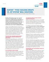 K27296 DuPont Tyvek Tech Talk: Tyvek WRB vs. Zip - Peace of Mind