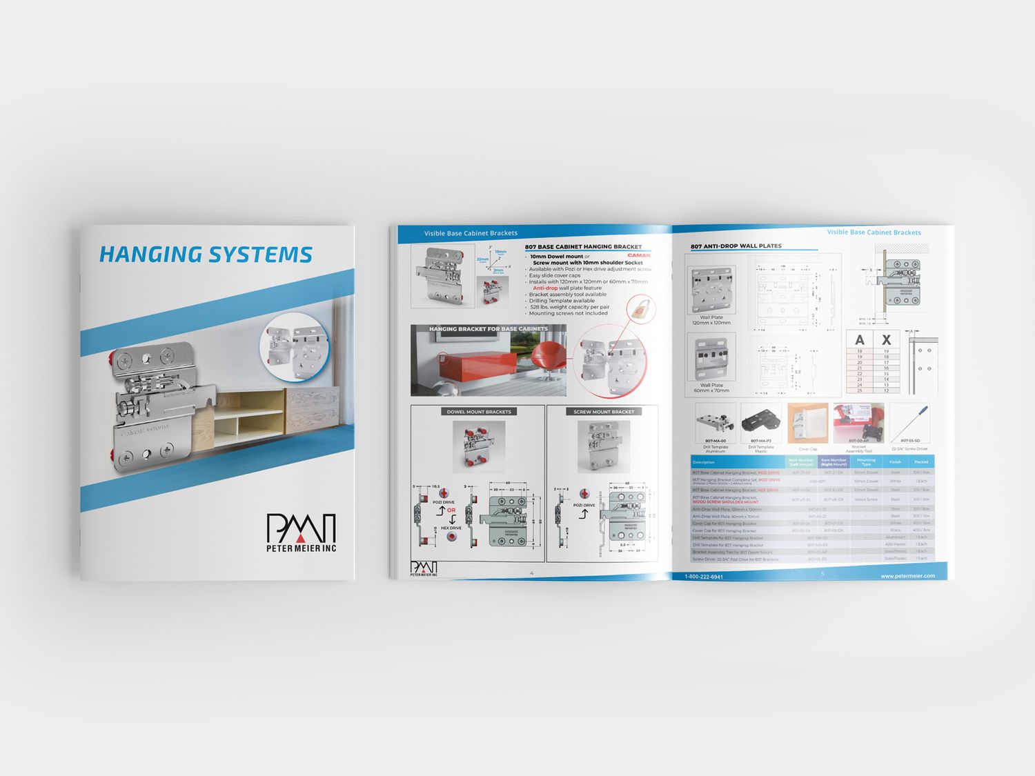 Peter Meier Cabinet & Furniture Levelers Catalog