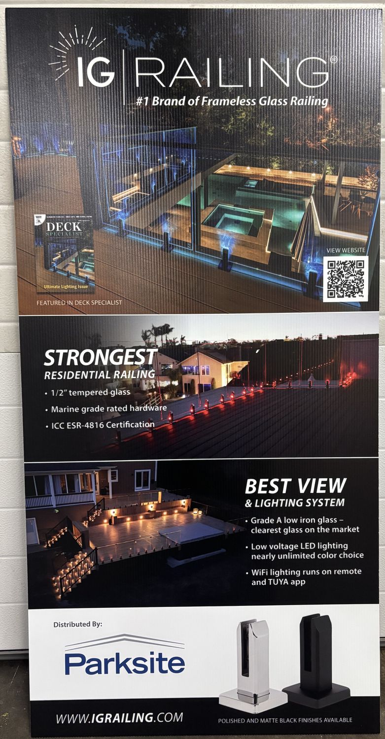 IG Rail Poster 24" x 48"