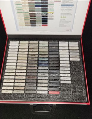 2x2 Solid Surface Sample Box (Rainbow Box)