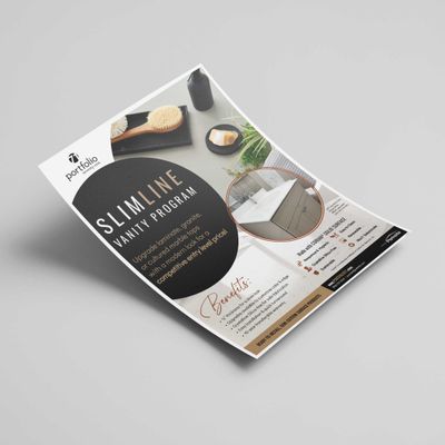 SlimLine Vanity Sell Sheet - Portfolio 71 Version (E)