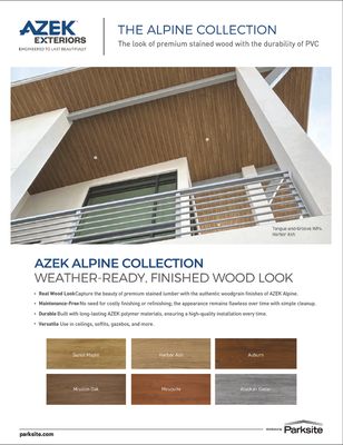 25-0074 Azek Alpine Collection Sellsheet (P)