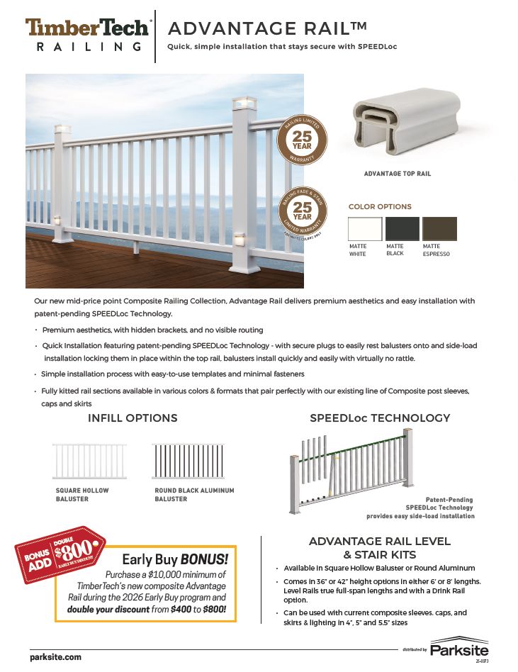 25-0073 TimberTech Advantage Rail EB Document (P)