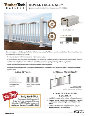 25-0073 TimberTech Advantage Rail EB Document (P)